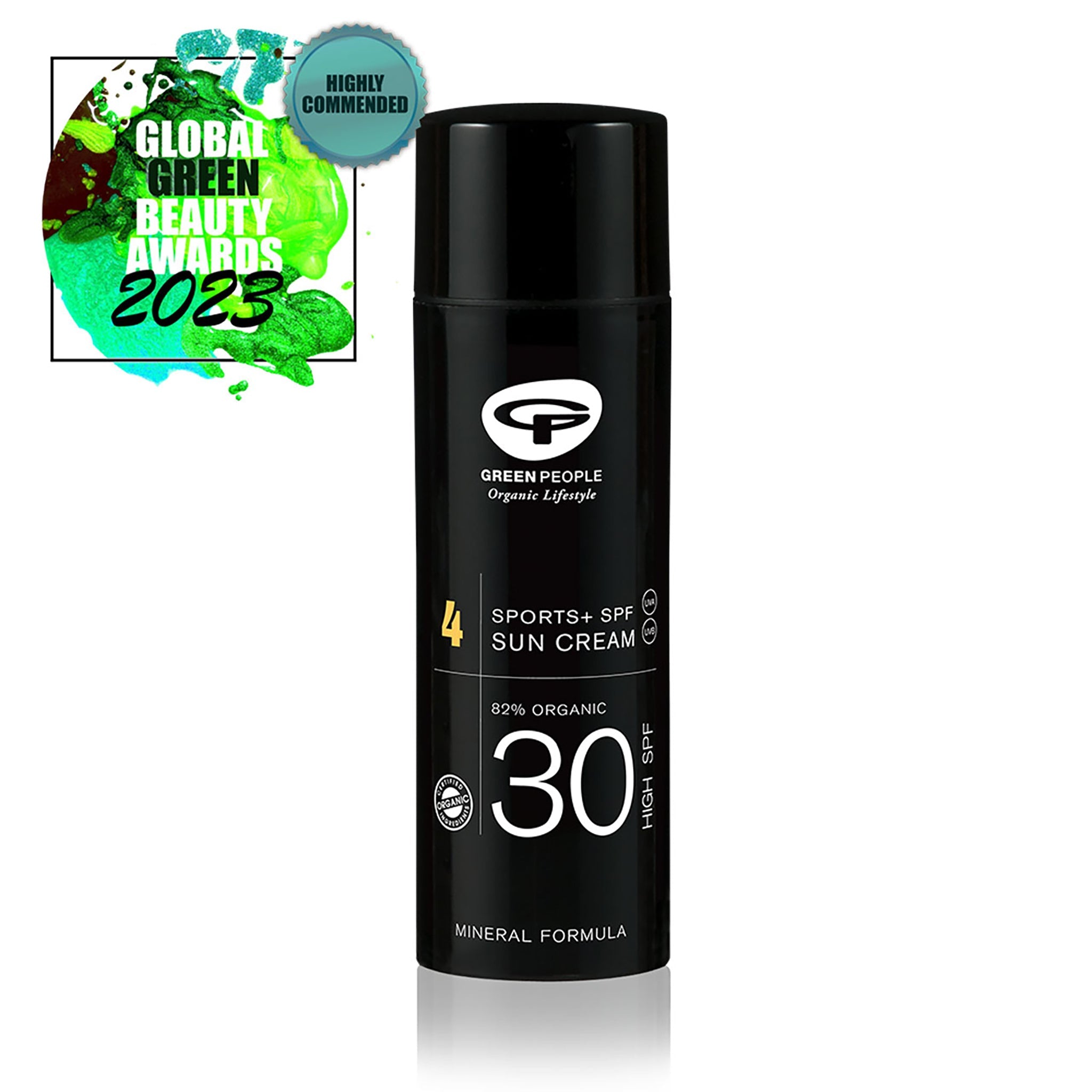 Green People for Men - Sports+ SPF30 Sun Cream - mypure.co.uk