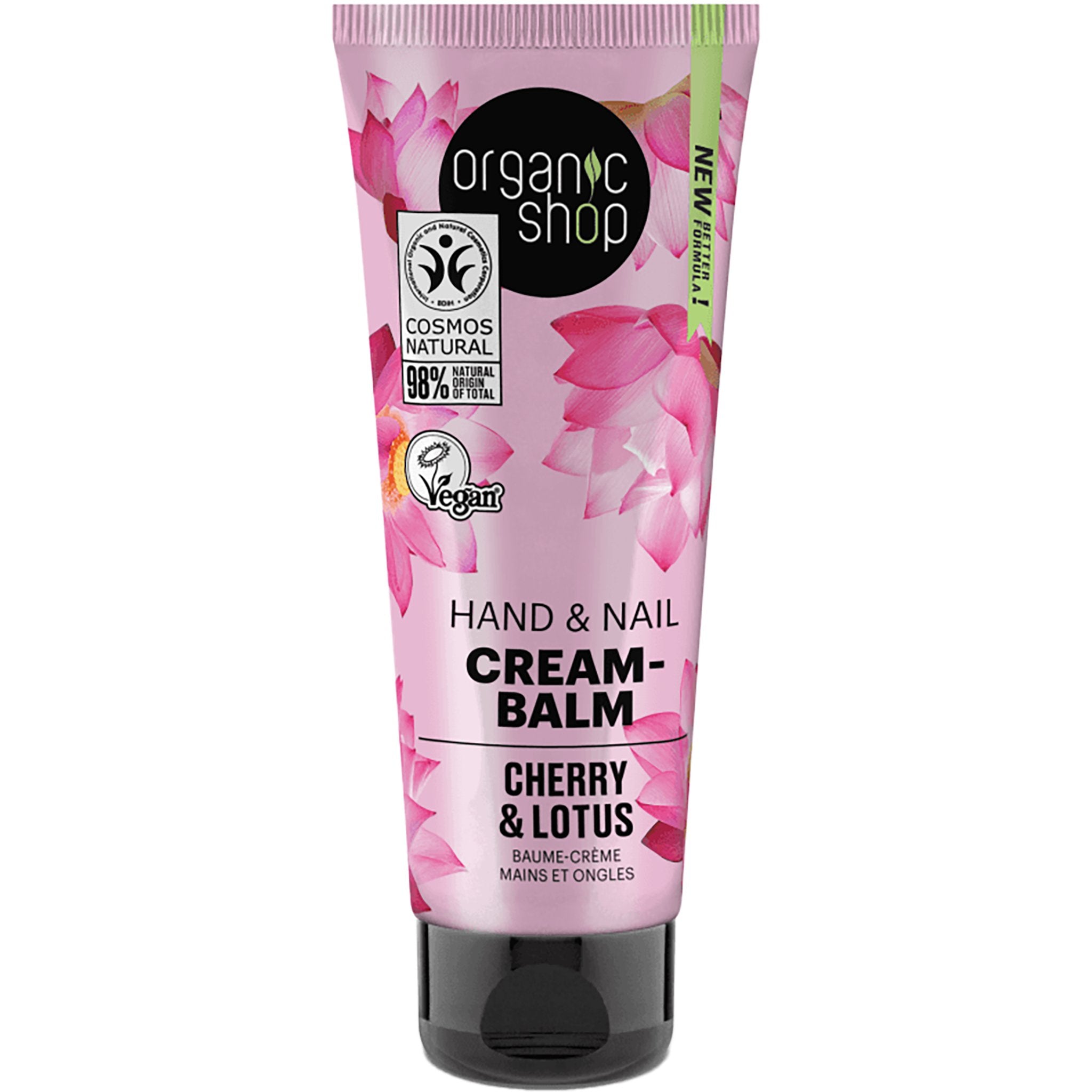 Hand & Nail Cream | Cherry & Lotus - mypure.co.uk