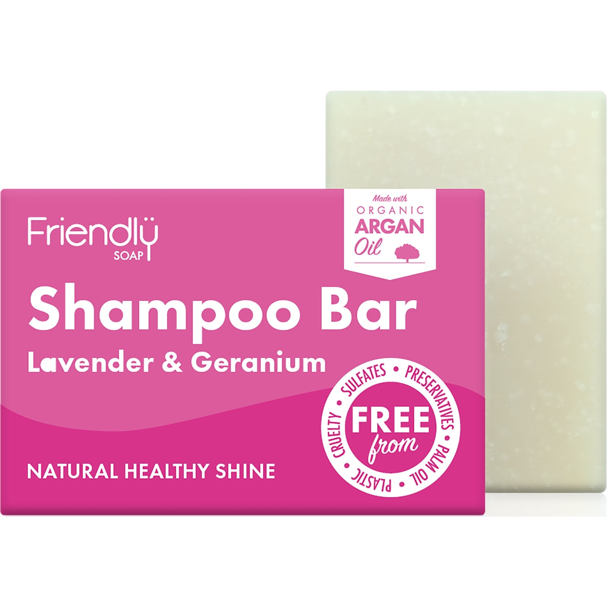 Healthy Shine Shampoo Bar - Lavender & Geranium - mypure.co.uk