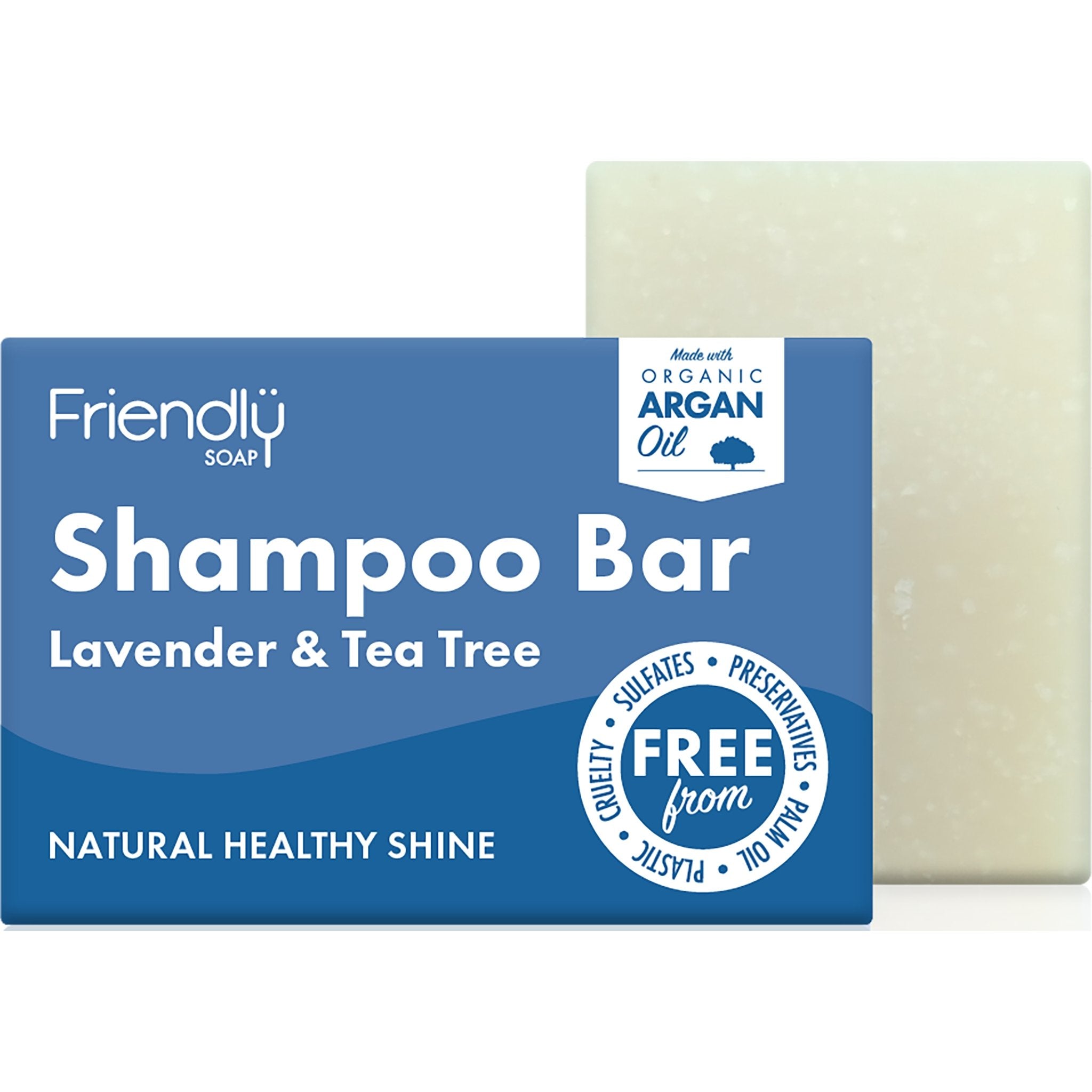 Healthy Shine Shampoo Bar - Lavender & Tea Tree - mypure.co.uk