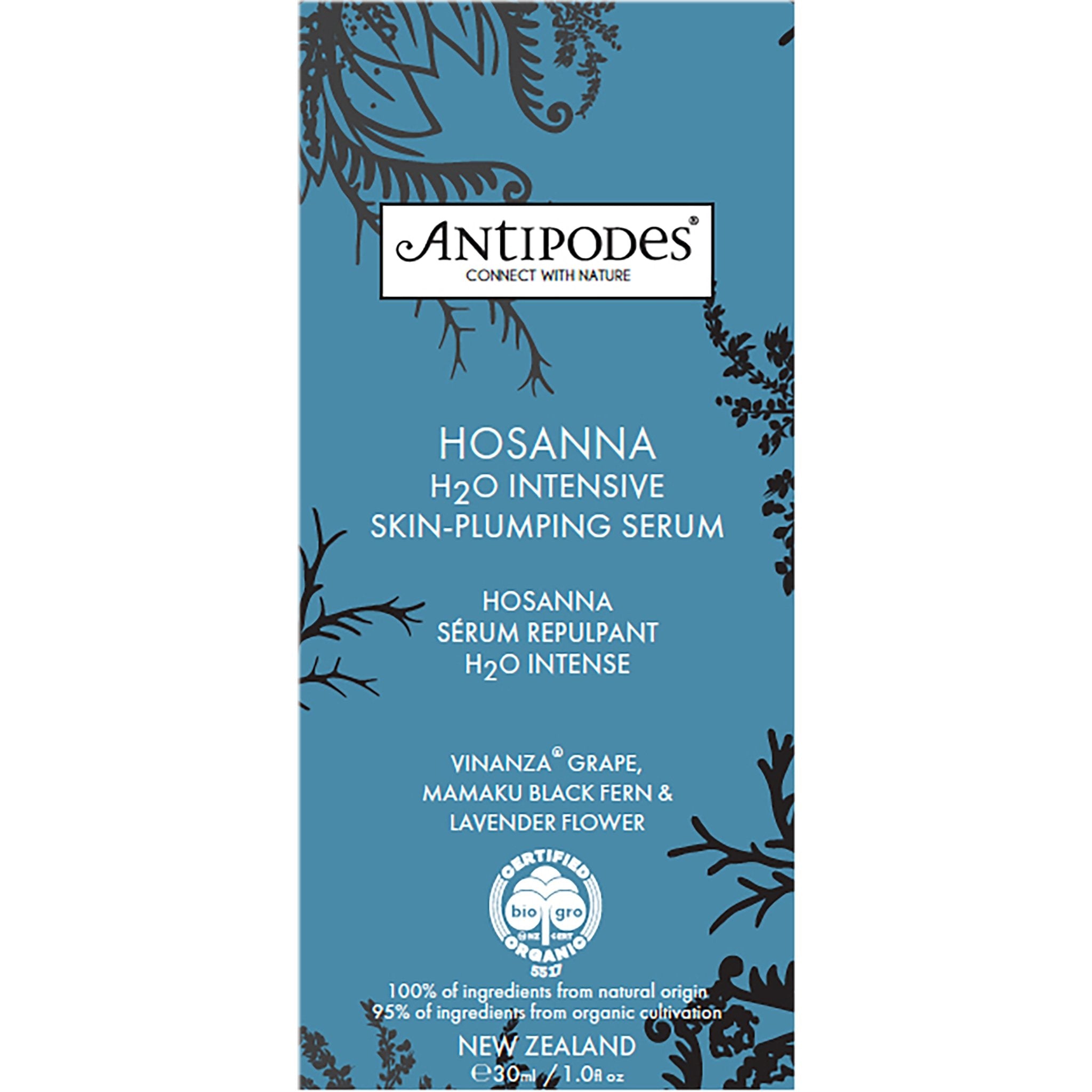 Hosanna H2O Intensive Skin-Plumping Face Serum - mypure.co.uk