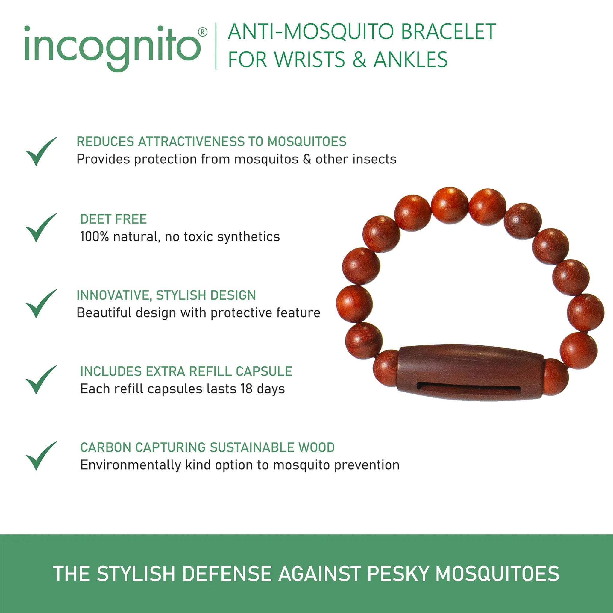 Incognito® Insect Repellent Bracelet - mypure.co.uk