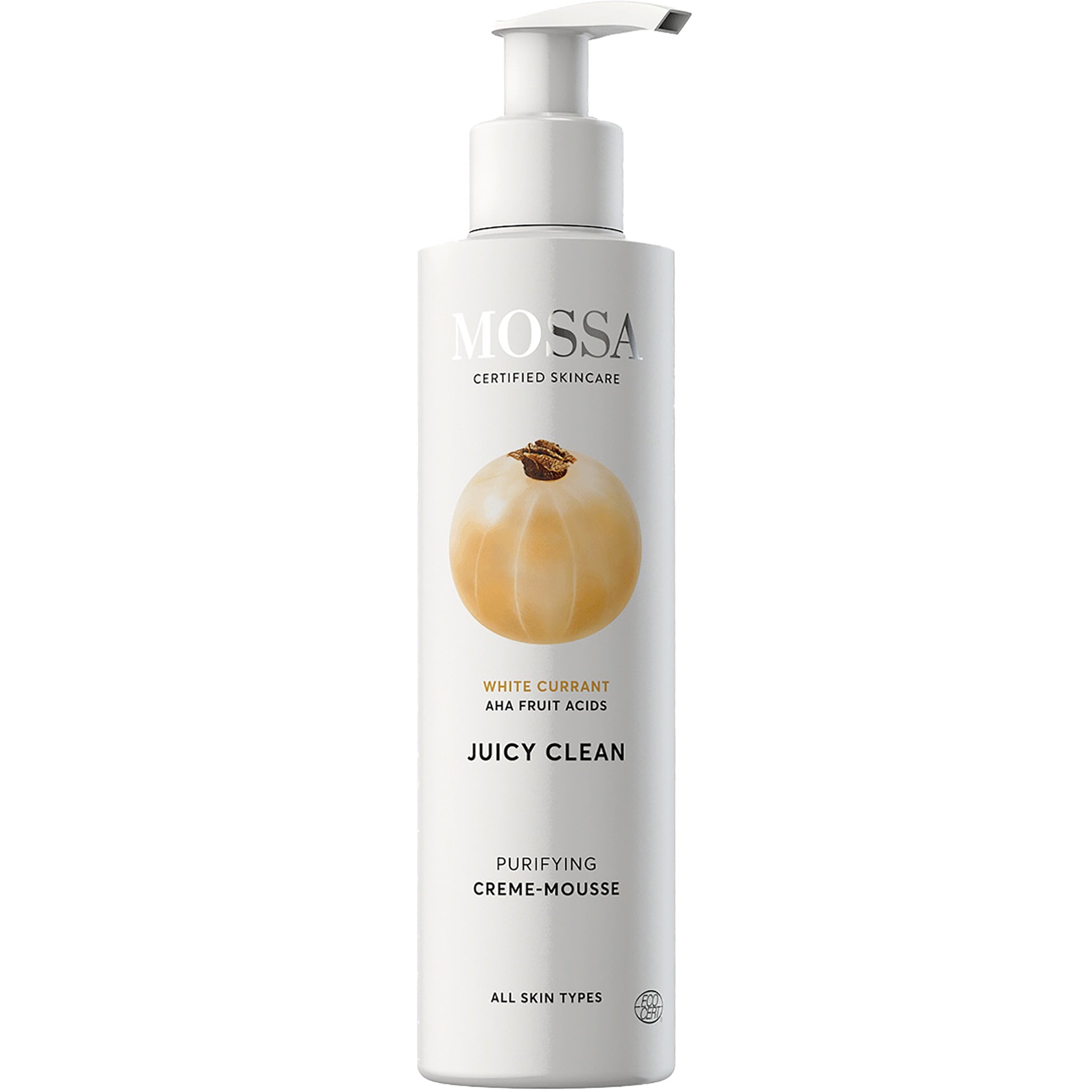 Buy MOSSA Juicy Clean Cleansing Creme-Mousse | MyPure – mypure.co.uk