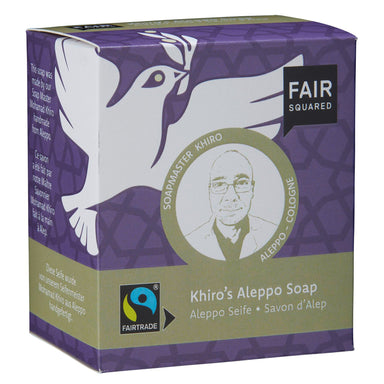 Khiro's Aleppo Soap with Cotton Soap Bag - mypure.co.uk