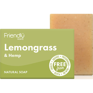 Lemongrass & Hemp Soap Bar - mypure.co.uk