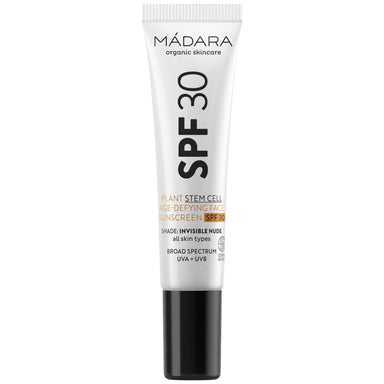 MADARA Plant Stem Cell Age-Defying Face Sunscreen SPF 30 - Travel Size - Free with £60 Spend - mypure.co.uk