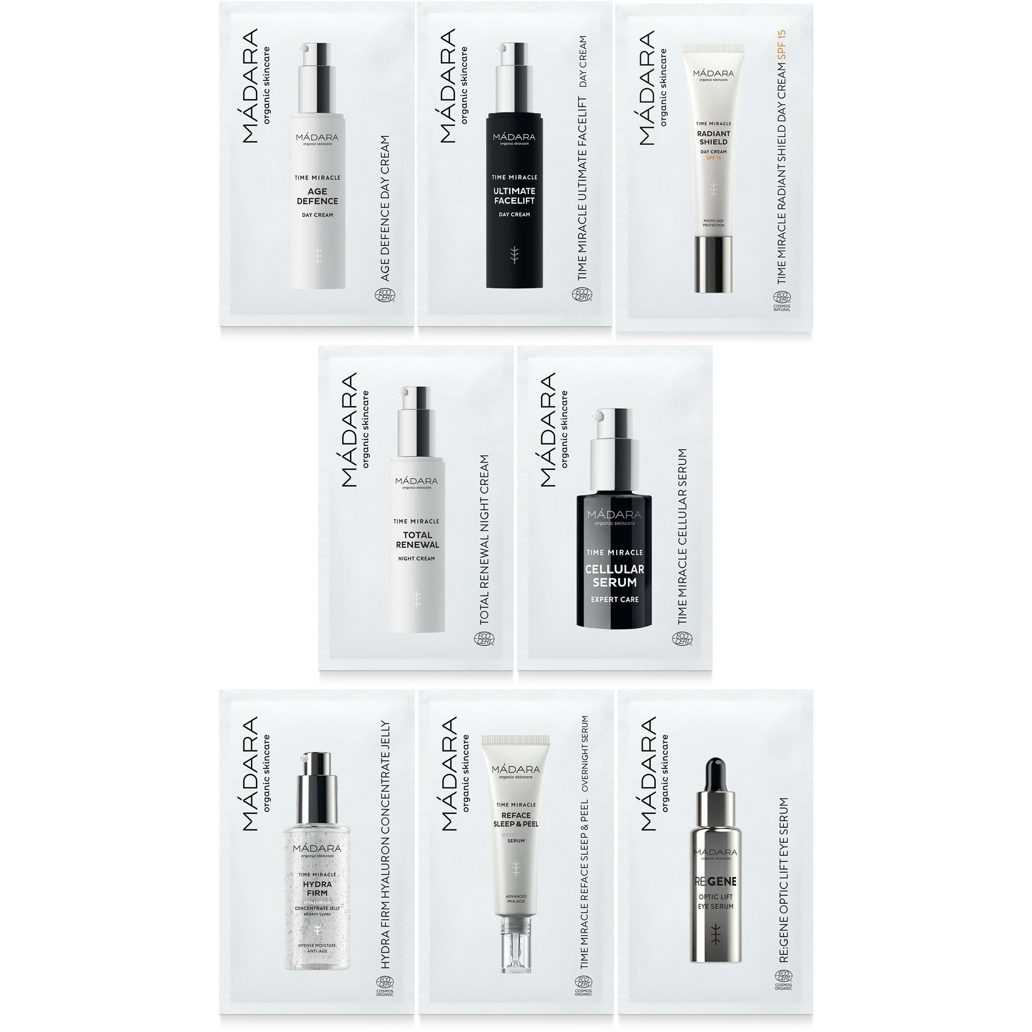 MADARA Skincare Sample Sachet Variety Pack - Free with £60 Spend - mypure.co.uk