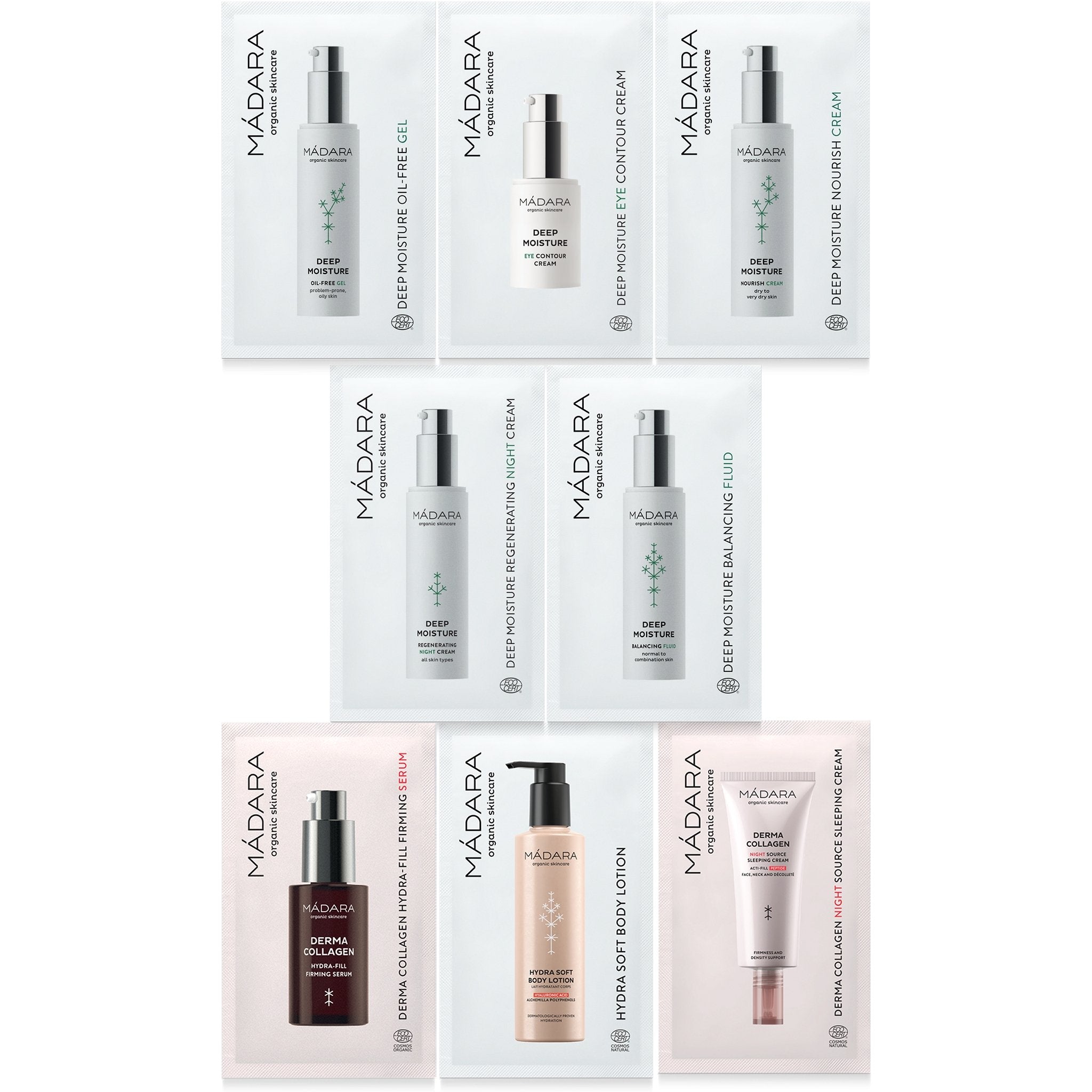 MADARA Skincare Sample Sachet Variety Pack - Free with £60 Spend - mypure.co.uk