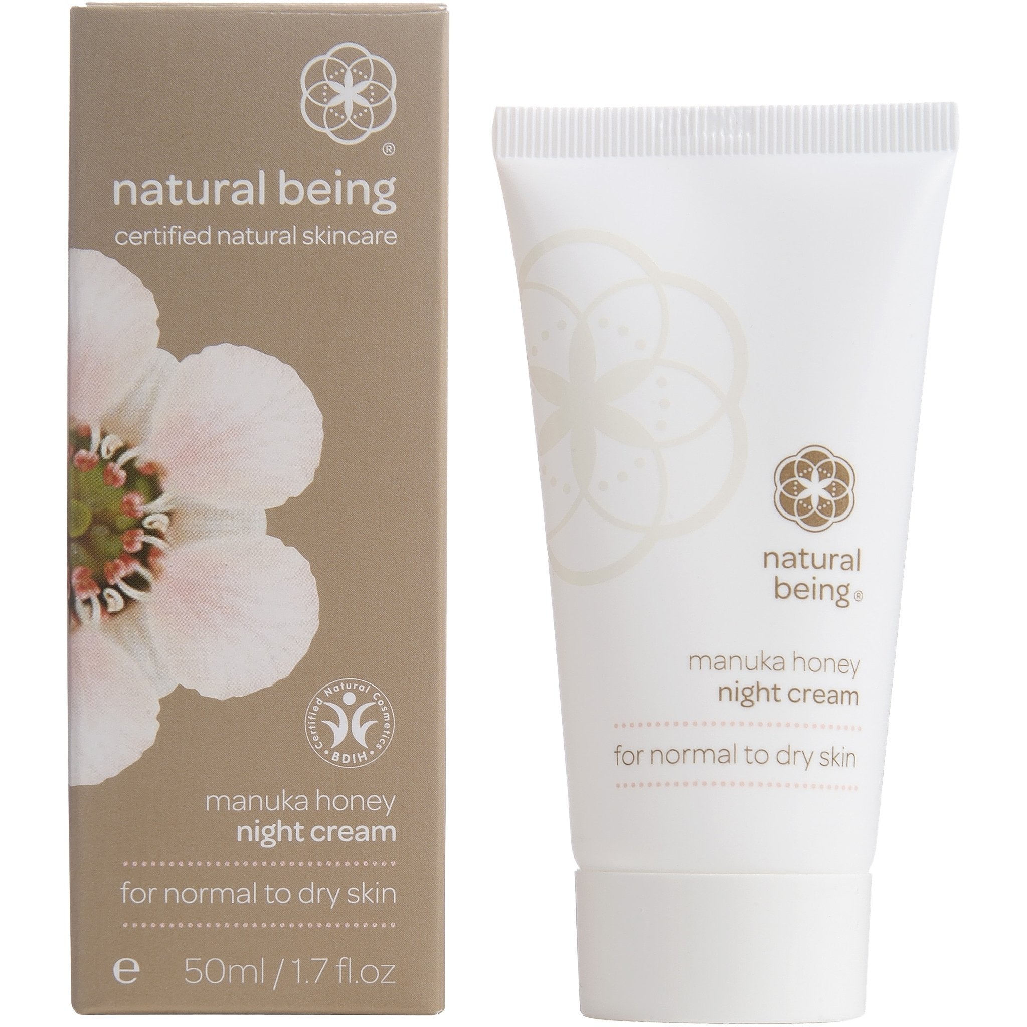 Manuka Honey Rich Night Cream - Dry to Normal - mypure.co.uk