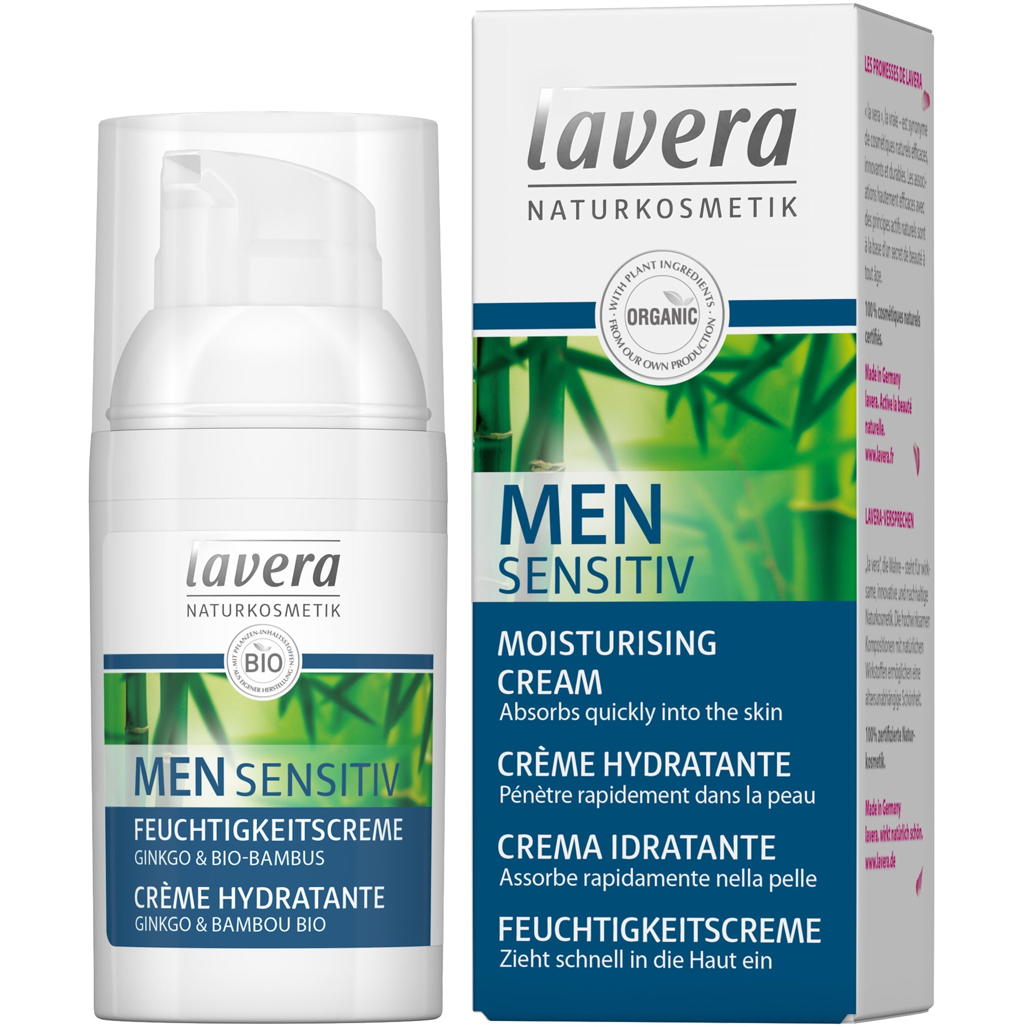 MEN SENSITIVE - Organic Moisturising Face Cream - mypure.co.uk