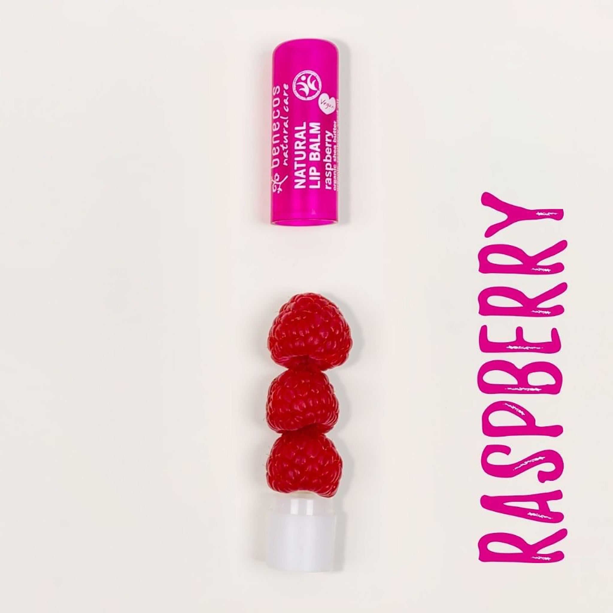 Natural Lip Balm - Raspberry - mypure.co.uk