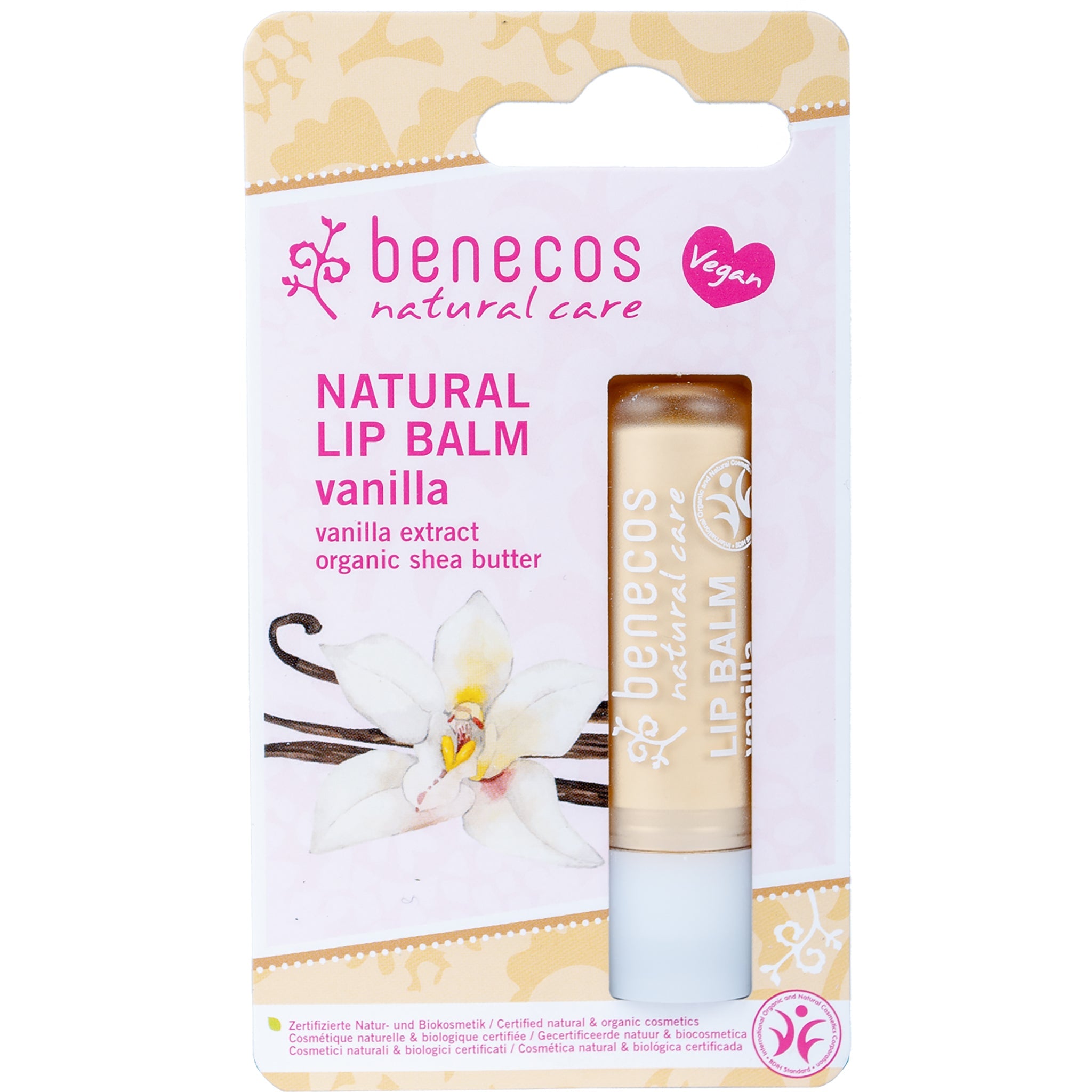 Natural Lip Balm - Vanilla - mypure.co.uk