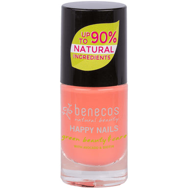 Natural Nail Polish - Peach Sorbet - UK DELIVERY ONLY - mypure.co.uk