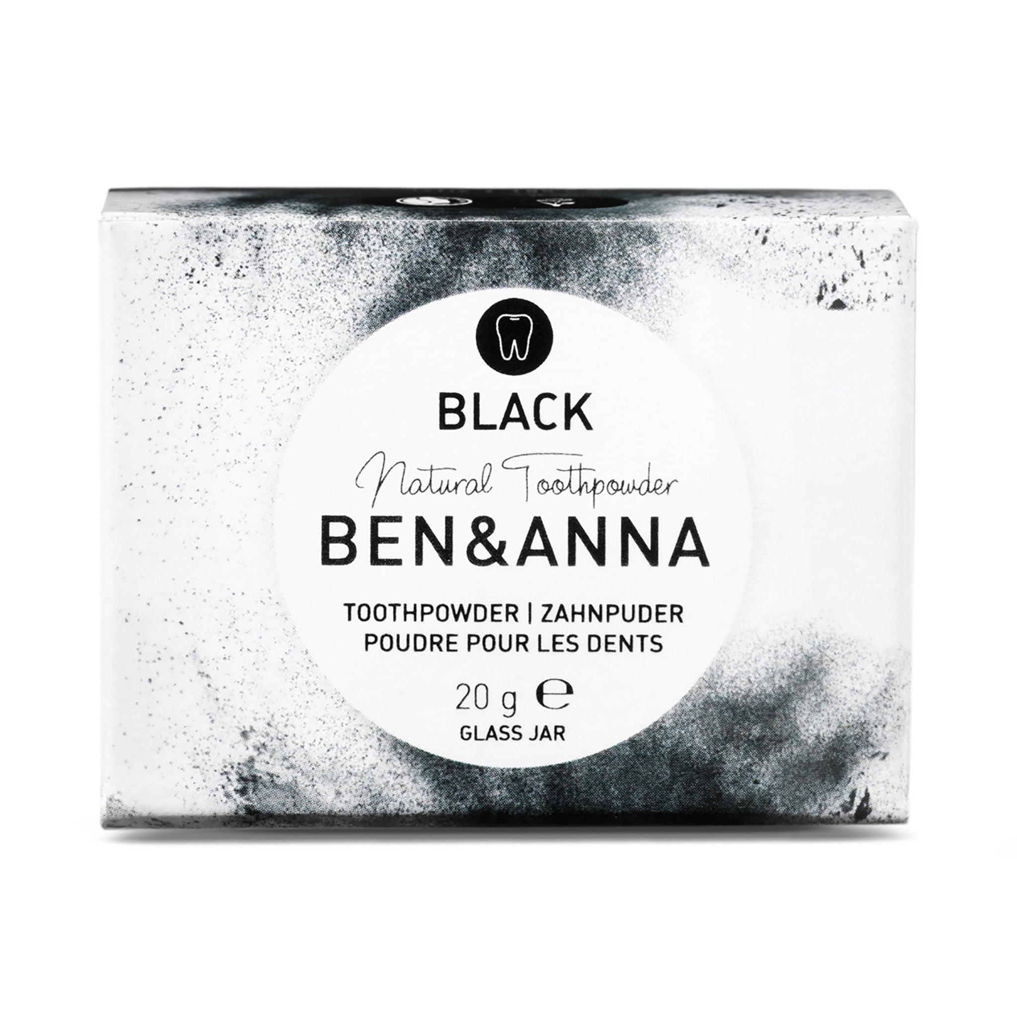 Natural Toothpaste Powder - Black (Whitening) - mypure.co.uk