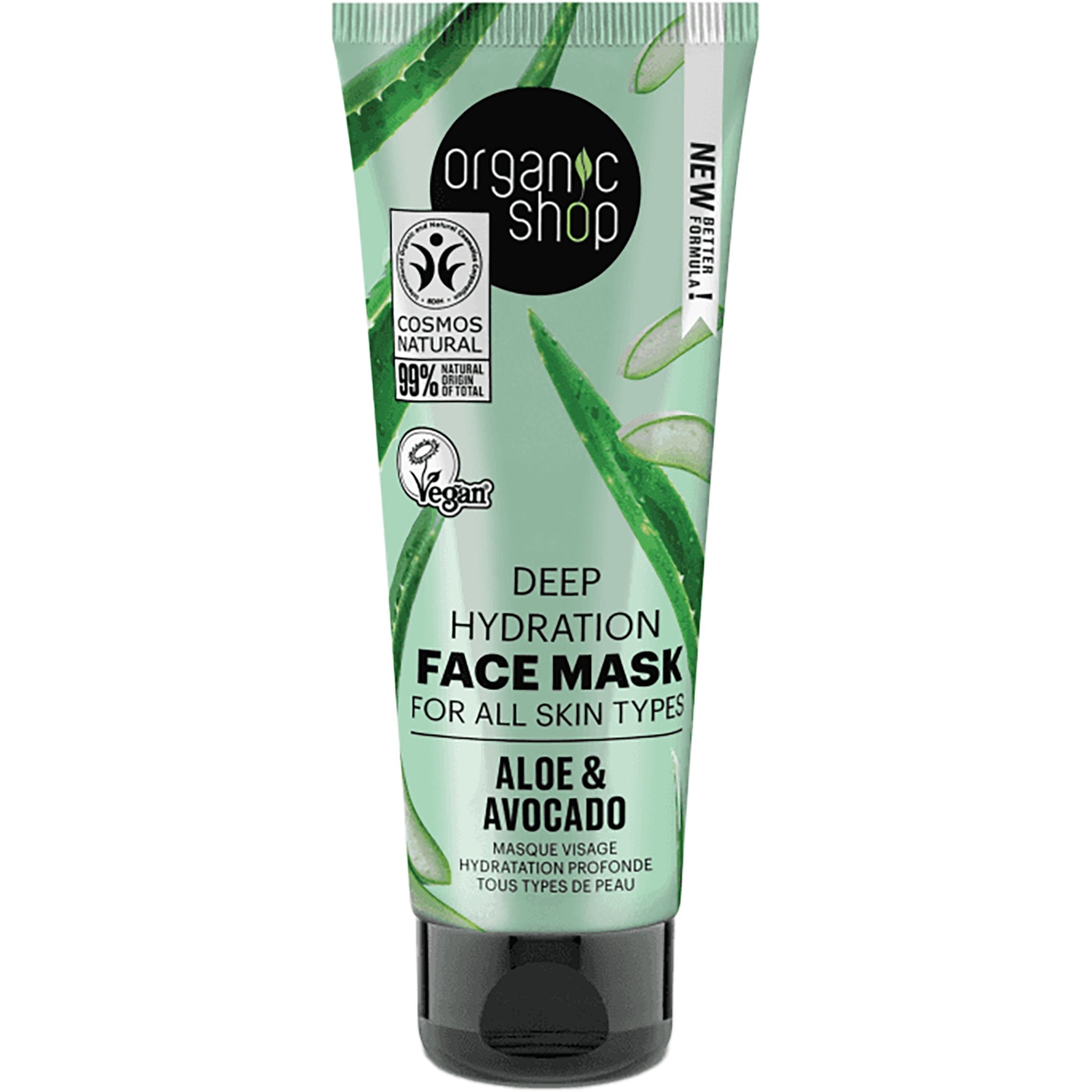 NEW Aloe & Avocado Deep hydration Face Mask - mypure.co.uk