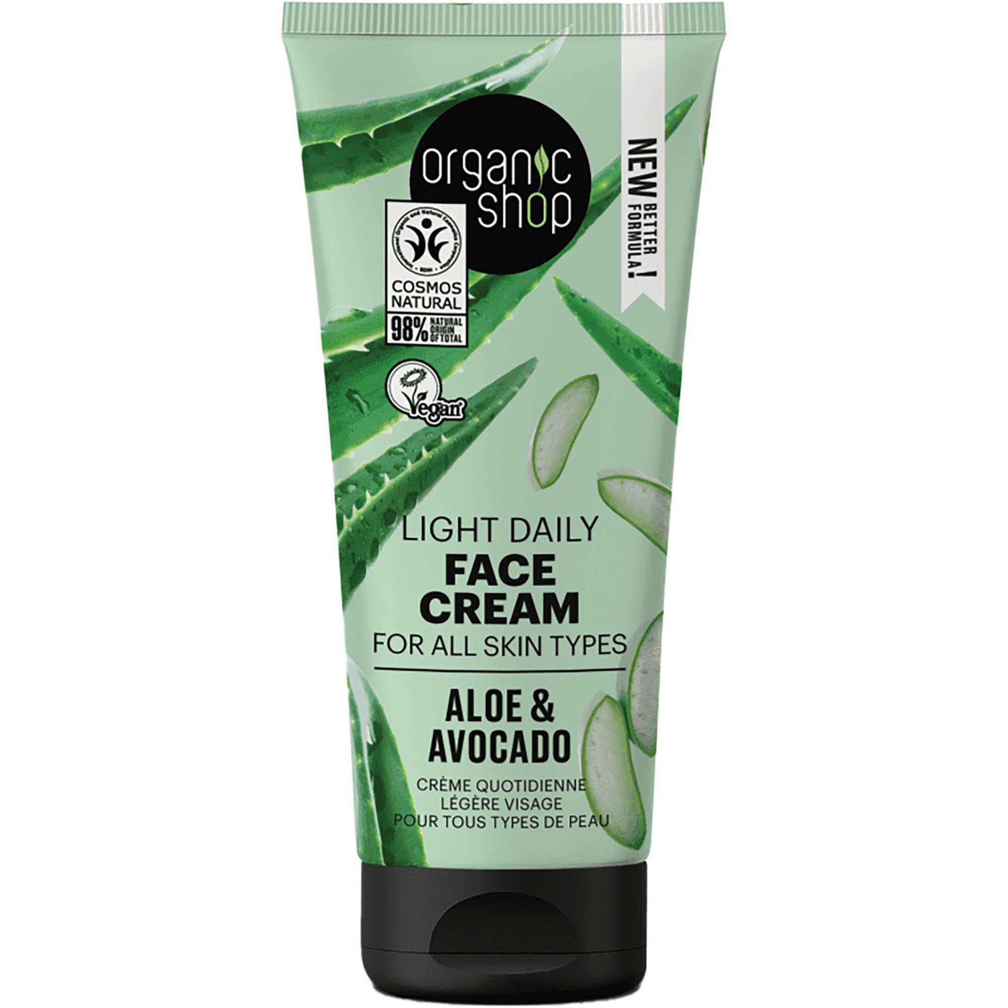 NEW Aloe & Avocado Light Daily Face Cream - mypure.co.uk