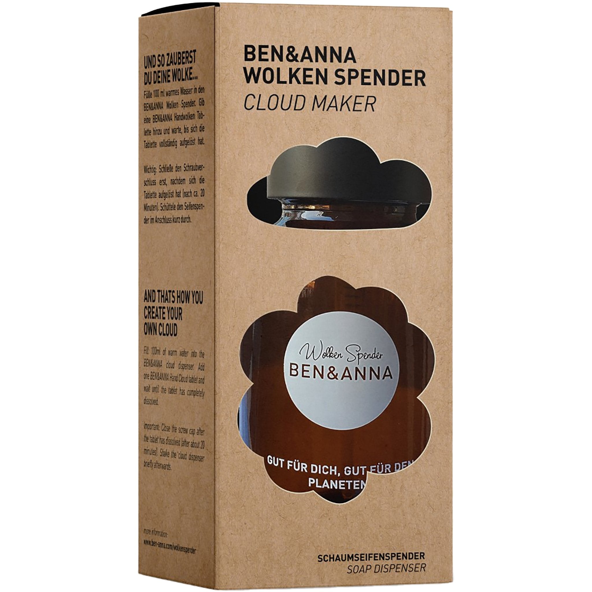 NEW Hand Cloud Natural Hand Soap Pump Bottle - mypure.co.uk