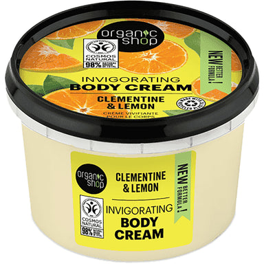 NEW Invigorating Body Cream - Clementine and Lemon - mypure.co.uk