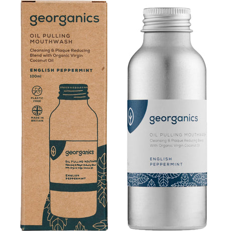 Oil Pulling Mouthwash English Peppermint - mypure.co.uk