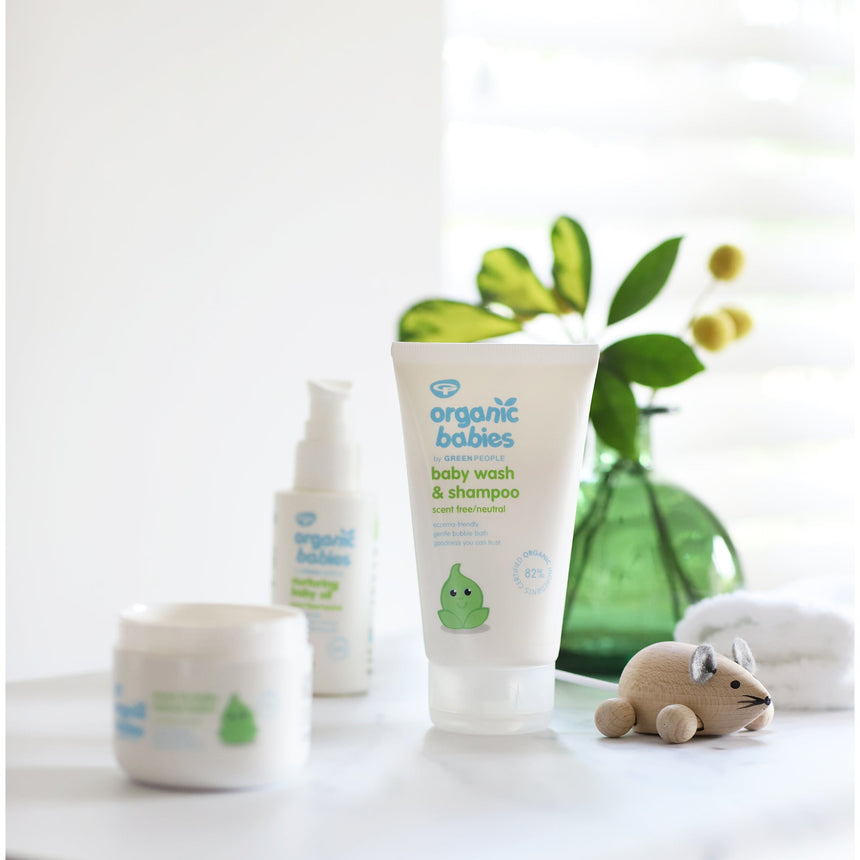 Organic Baby Wash & Shampoo - Scent Free - mypure.co.uk