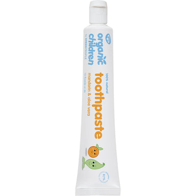 Organic Children Mandarin & Aloe Vera Toothpaste (no fluoride) - mypure.co.uk