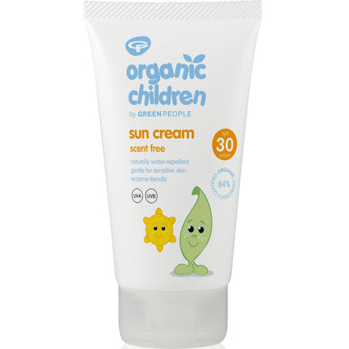 Organic Children Scent Free Sun Cream - SPF30 - mypure.co.uk