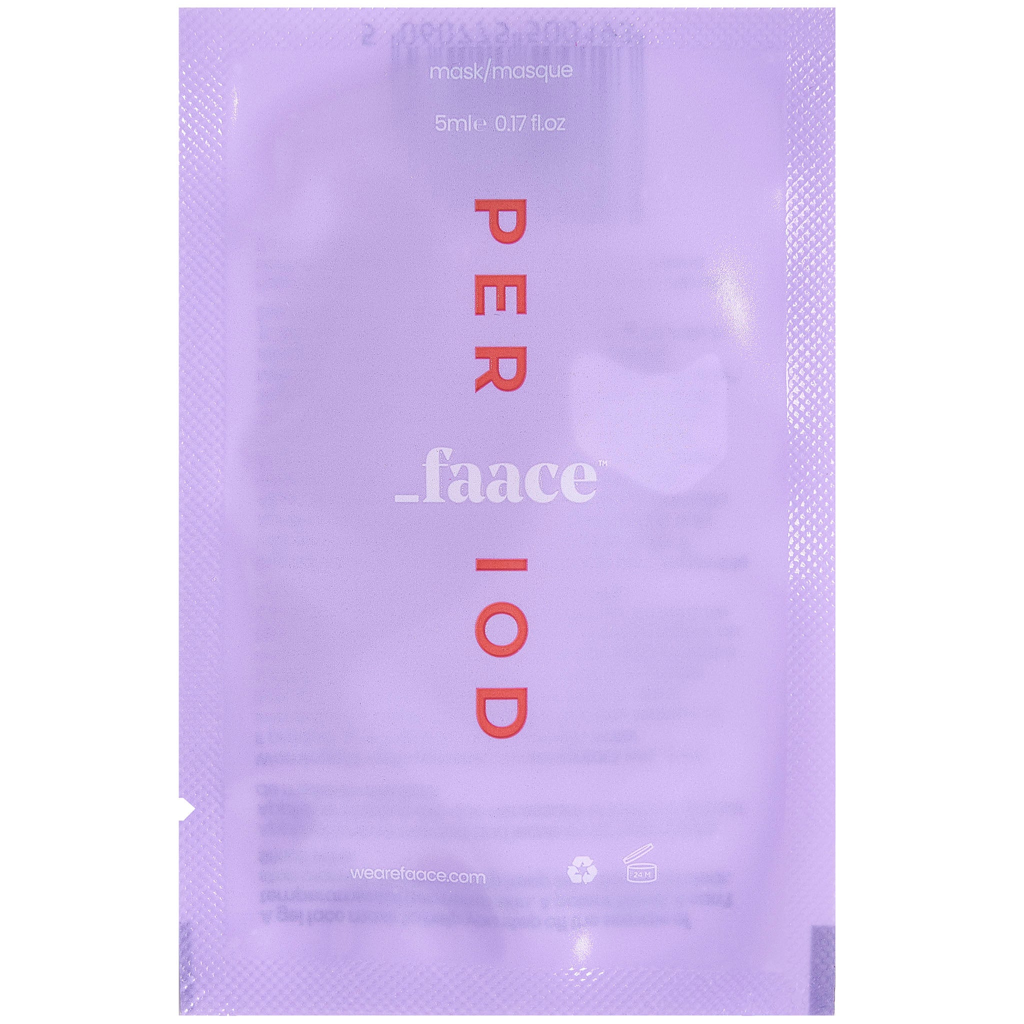Period Faace Mask - Travel Size - mypure.co.uk