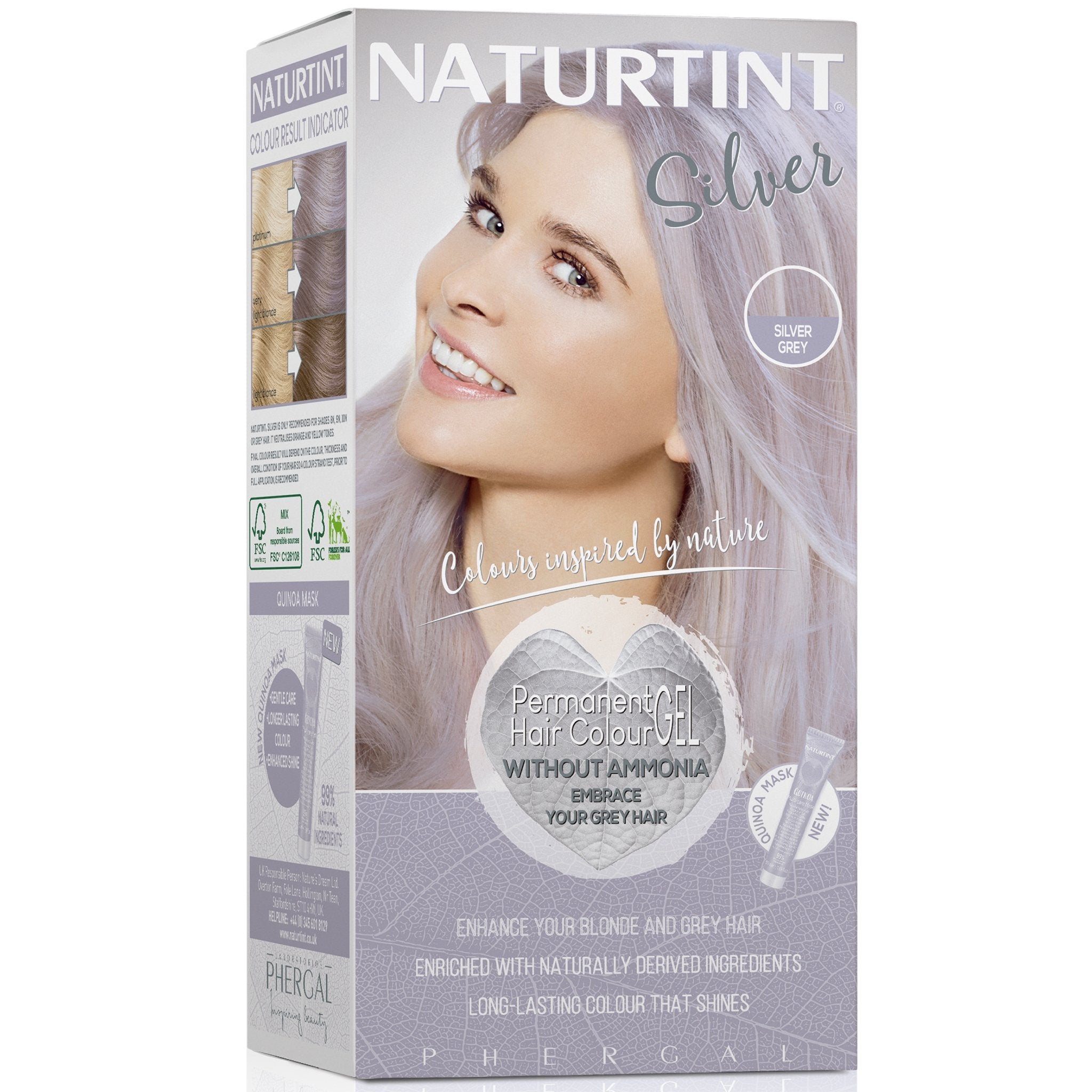 Silver grey hair dye discount