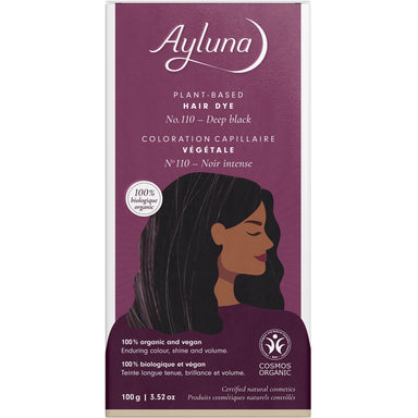 Plant-based Hair Dye - Deep Black - mypure.co.uk
