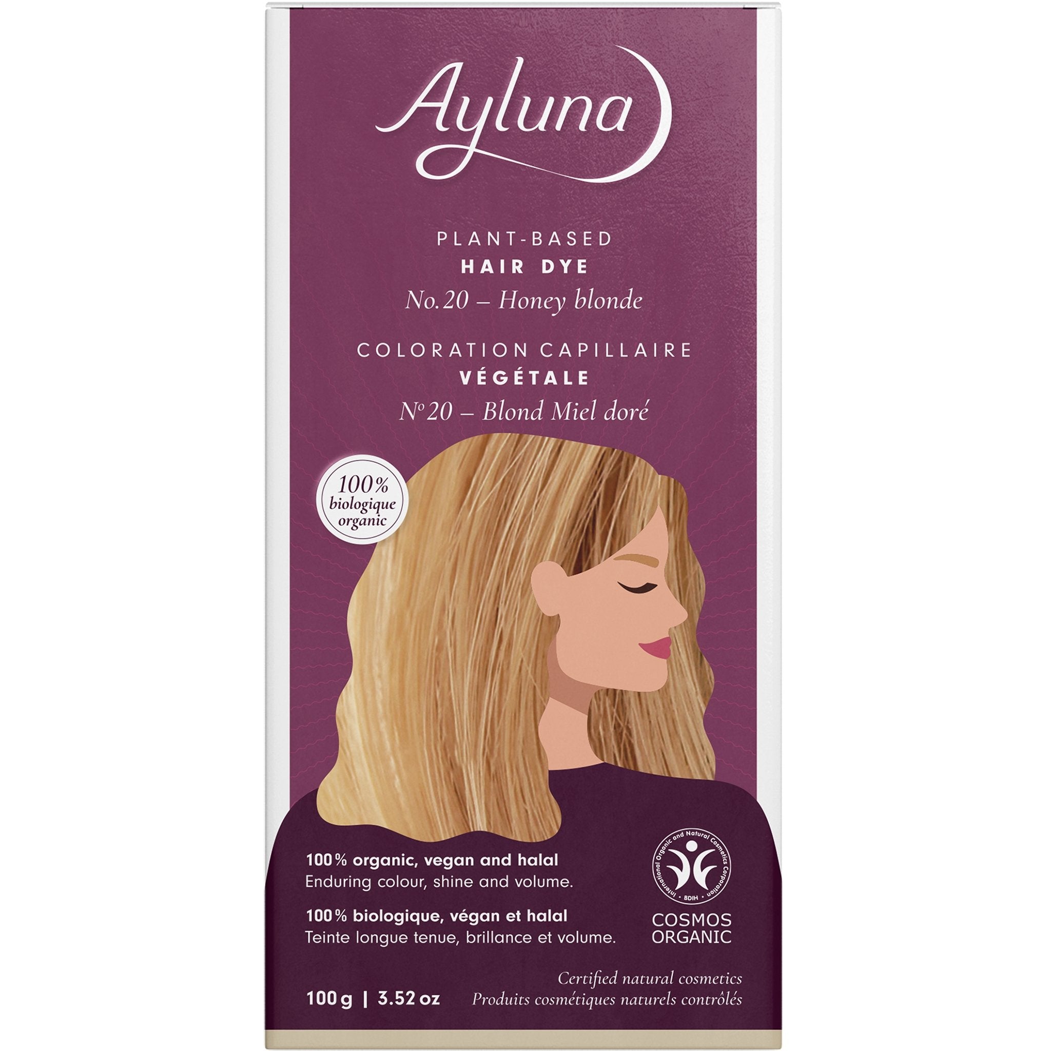 Plant-based Hair Dye - Honey Blonde - mypure.co.uk