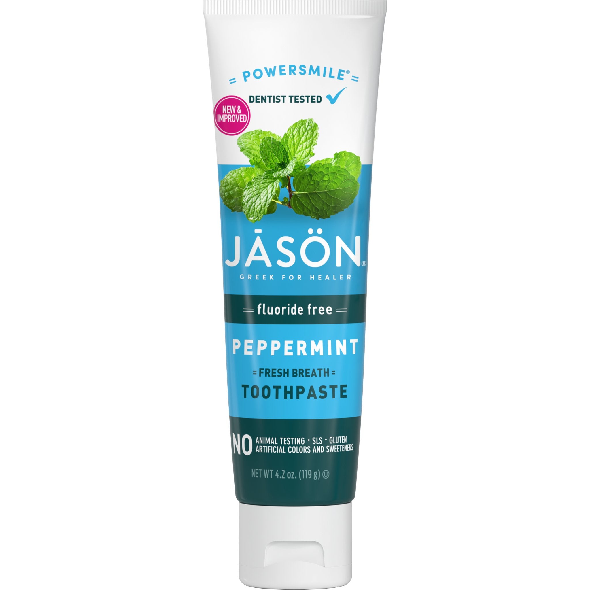 Powersmile® Whitening Toothpaste Powerful Peppermint Fluoride Free - mypure.co.uk