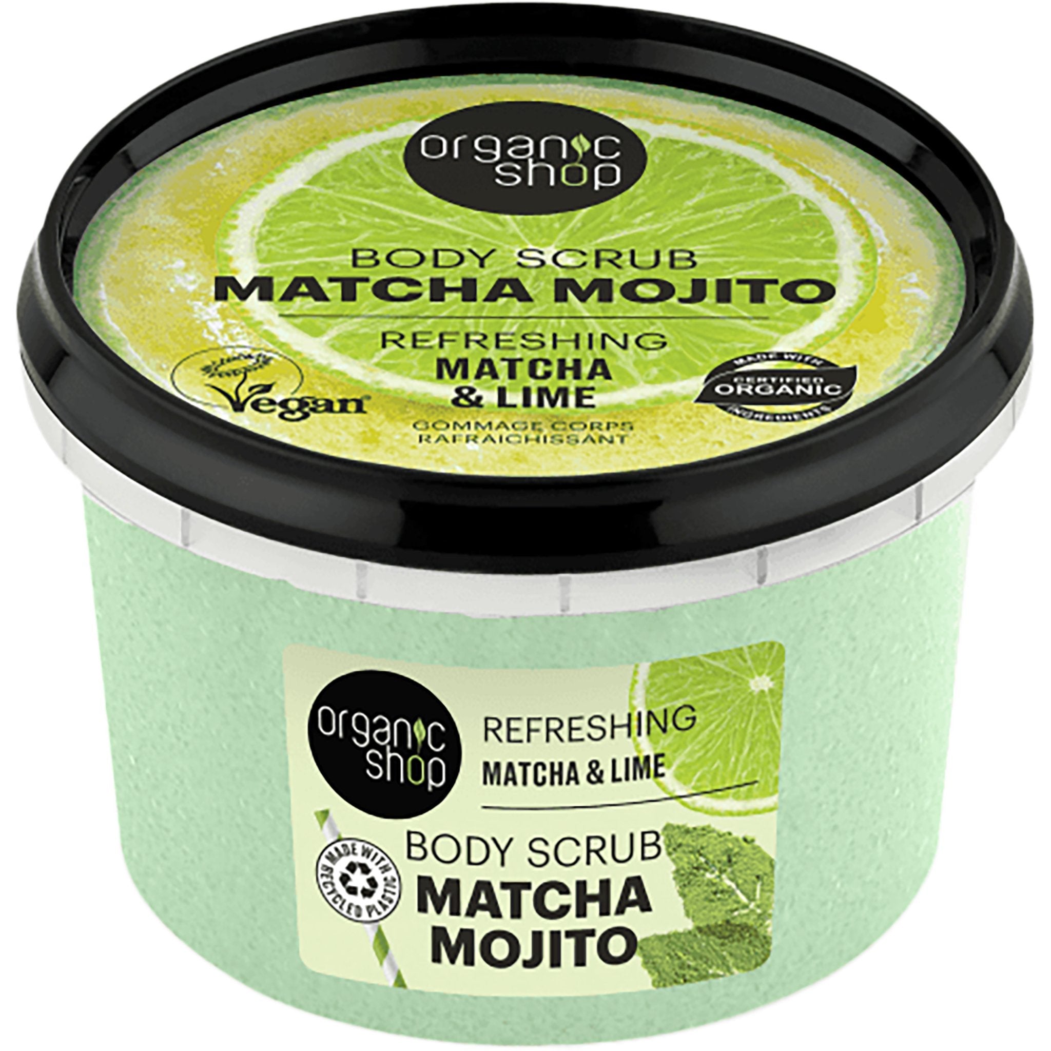 Refreshing Mojito Body Scrub Matcha & Lime - mypure.co.uk