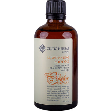 Rejuvinating Body Oil with Apricot, Sea Buckthorn & Marula - mypure.co.uk