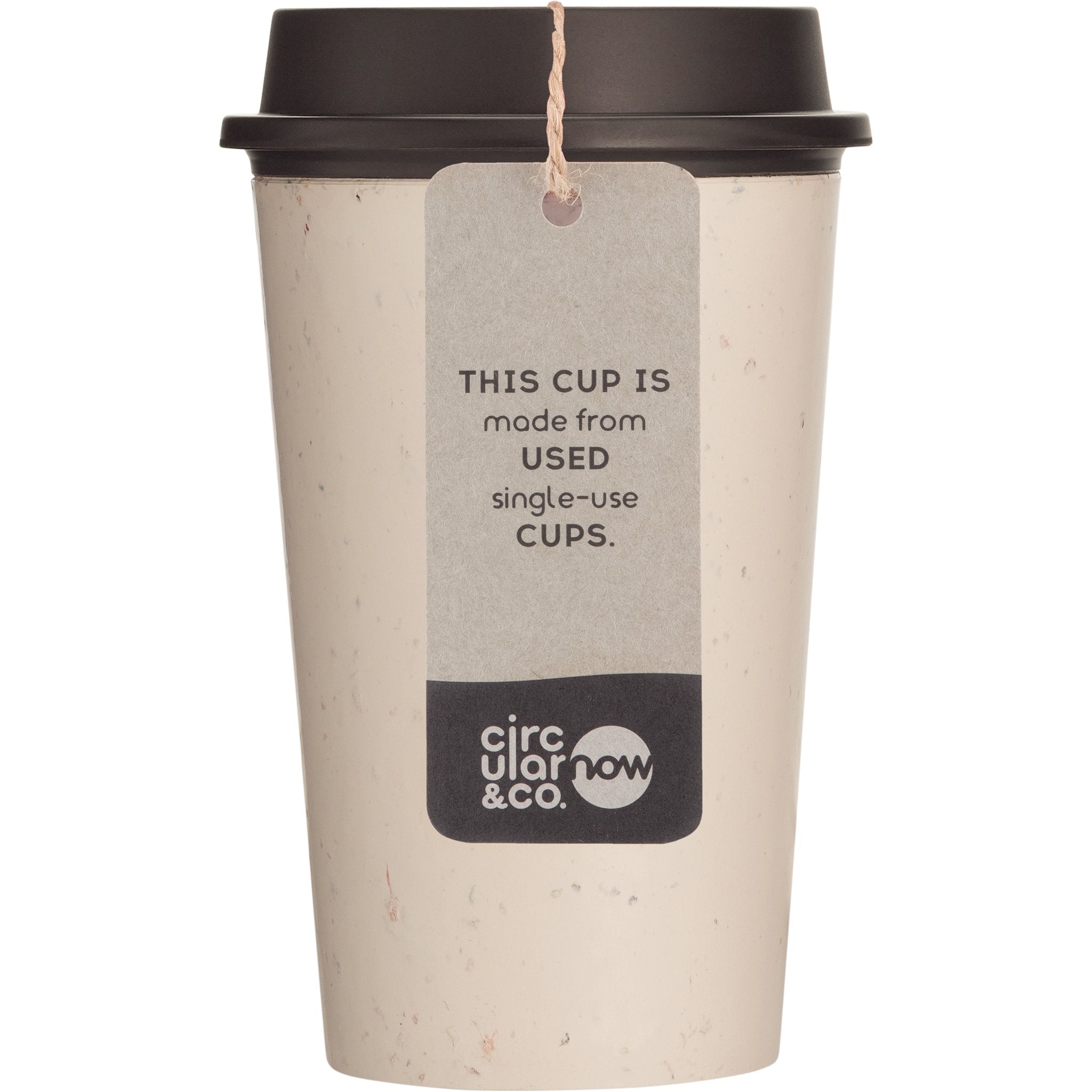 Reusable NOW Cup - Cream & Black - mypure.co.uk