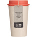 Reusable NOW Cup - Cream & Coral - mypure.co.uk
