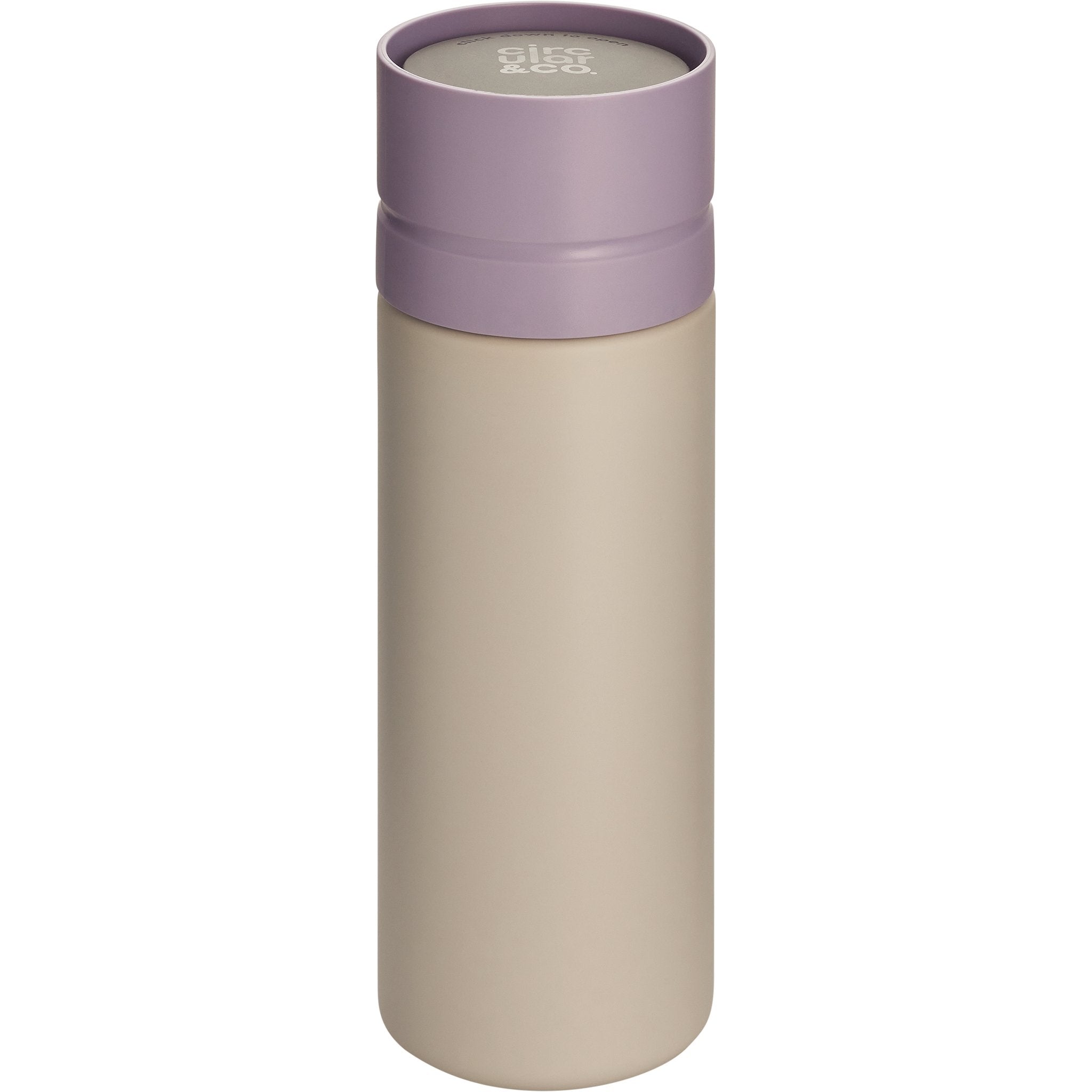 Reusable Water Bottle - Chalk & Purple 12oz - mypure.co.uk