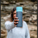 Reusable Water Bottle - Grey & Pink 12oz - mypure.co.uk