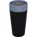 Reuseable Coffee Cup - Black & Faraway Blue 12oz - mypure.co.uk
