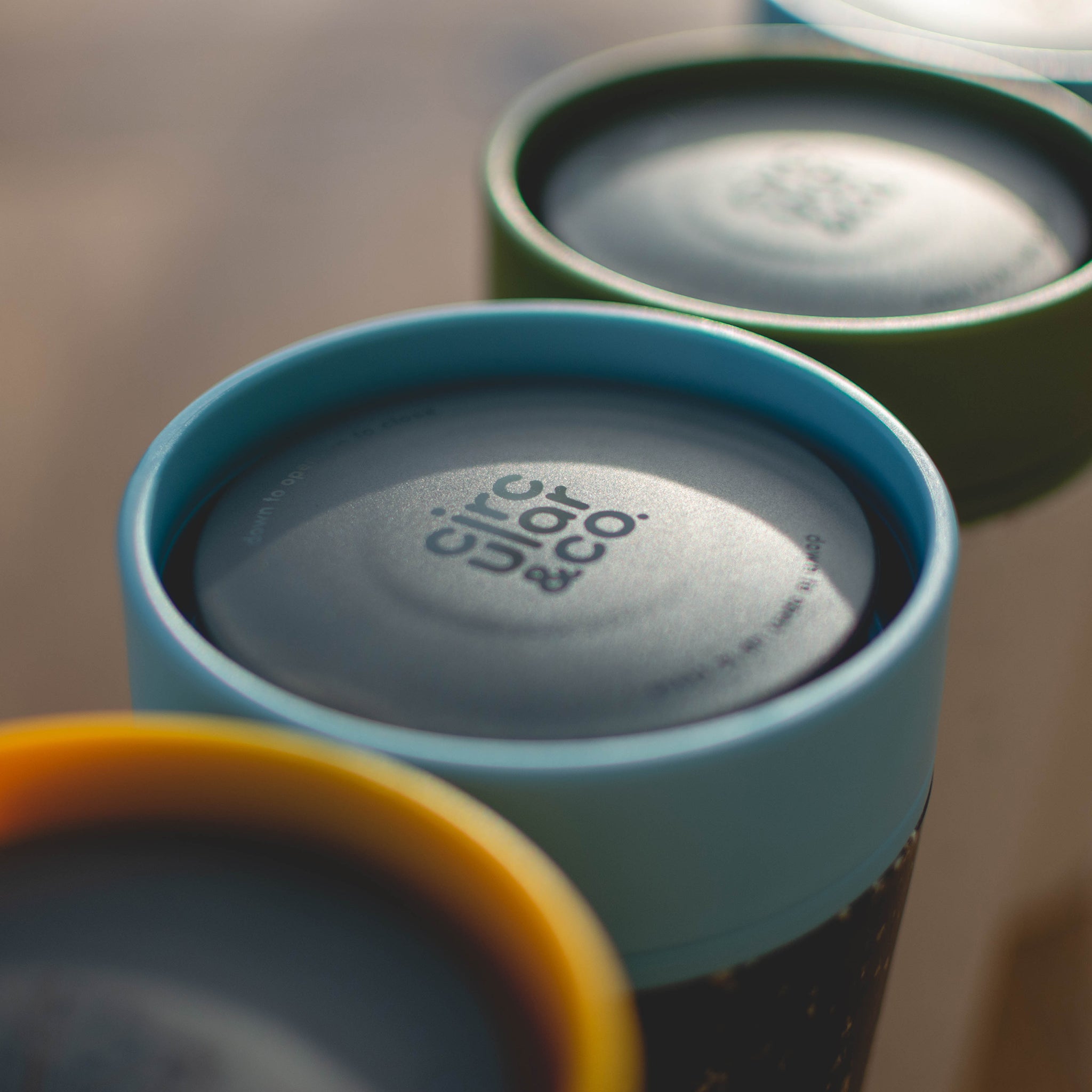 Reuseable Coffee Cup - Cream & Cosmic Black 12oz - mypure.co.uk