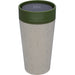 Reuseable Coffee Cup - Cream & Hornet Green 12oz - mypure.co.uk
