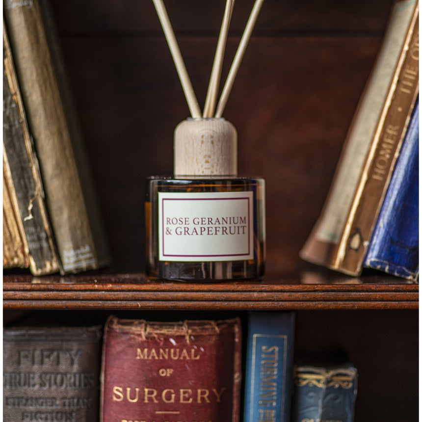 Rose, Geranium & Grapefruit Reed Diffuser - mypure.co.uk
