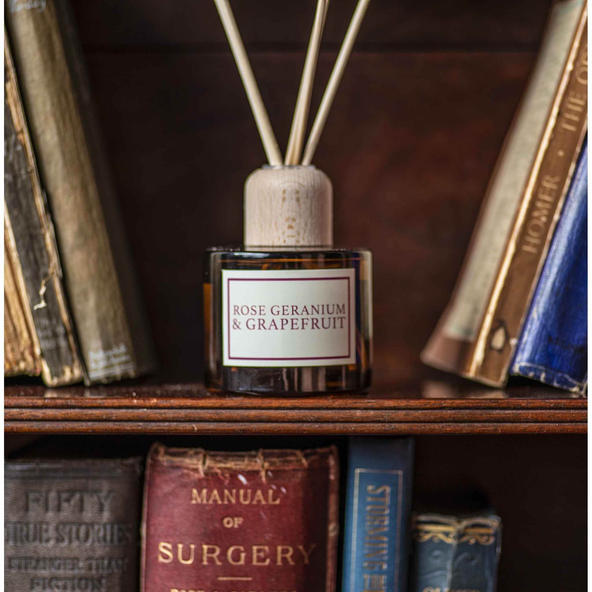 Rose, Geranium & Grapefruit Reed Diffuser - mypure.co.uk