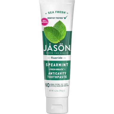 Sea Fresh® Spearmint Fresh Breath Toothpaste Fluoride Free - mypure.co.uk