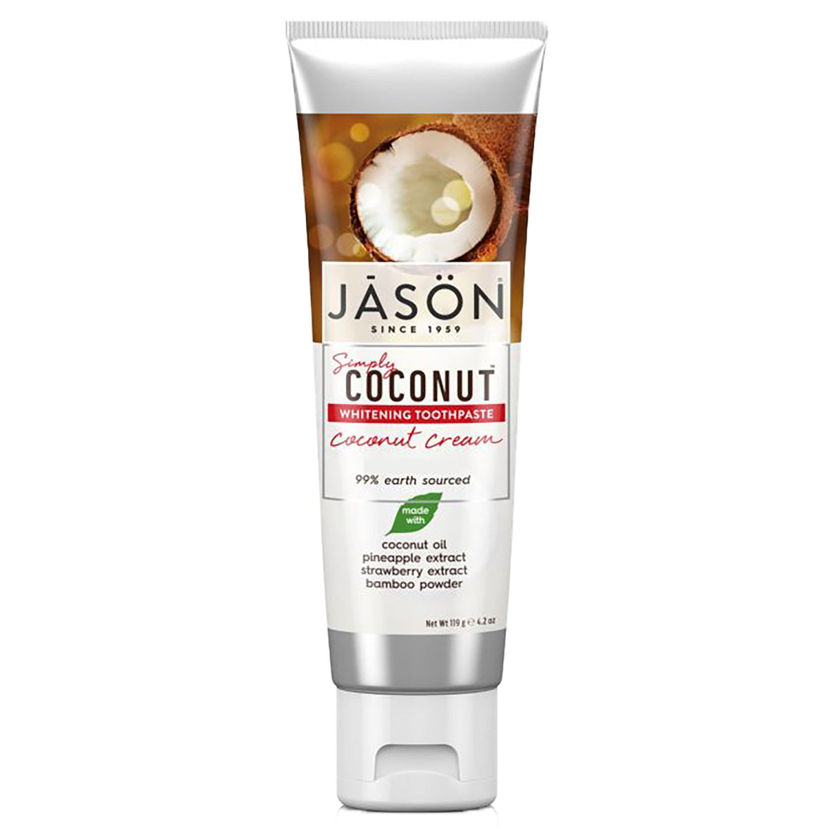JĀSÖN Simply Coconut® Whitening Toothpaste, Coconut Cream | MyPure ...