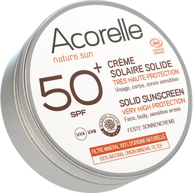 Solid Sun Cream SPF50+ for Face & Body - mypure.co.uk