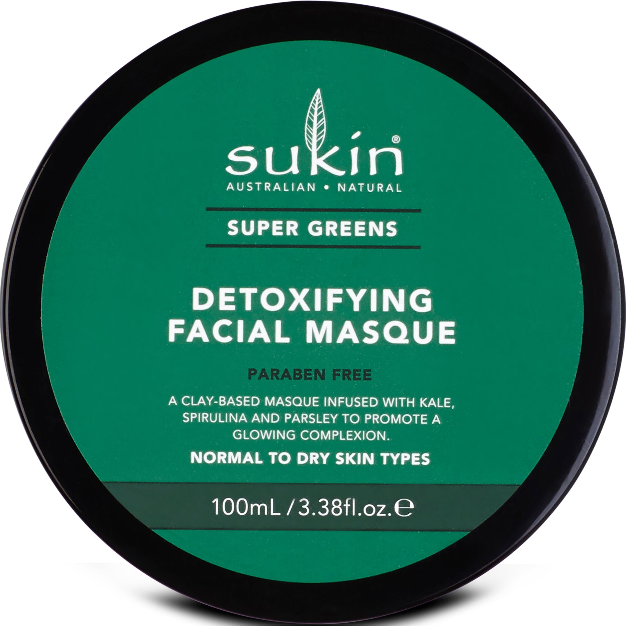Super Greens Detoxifying Clay Masque - mypure.co.uk