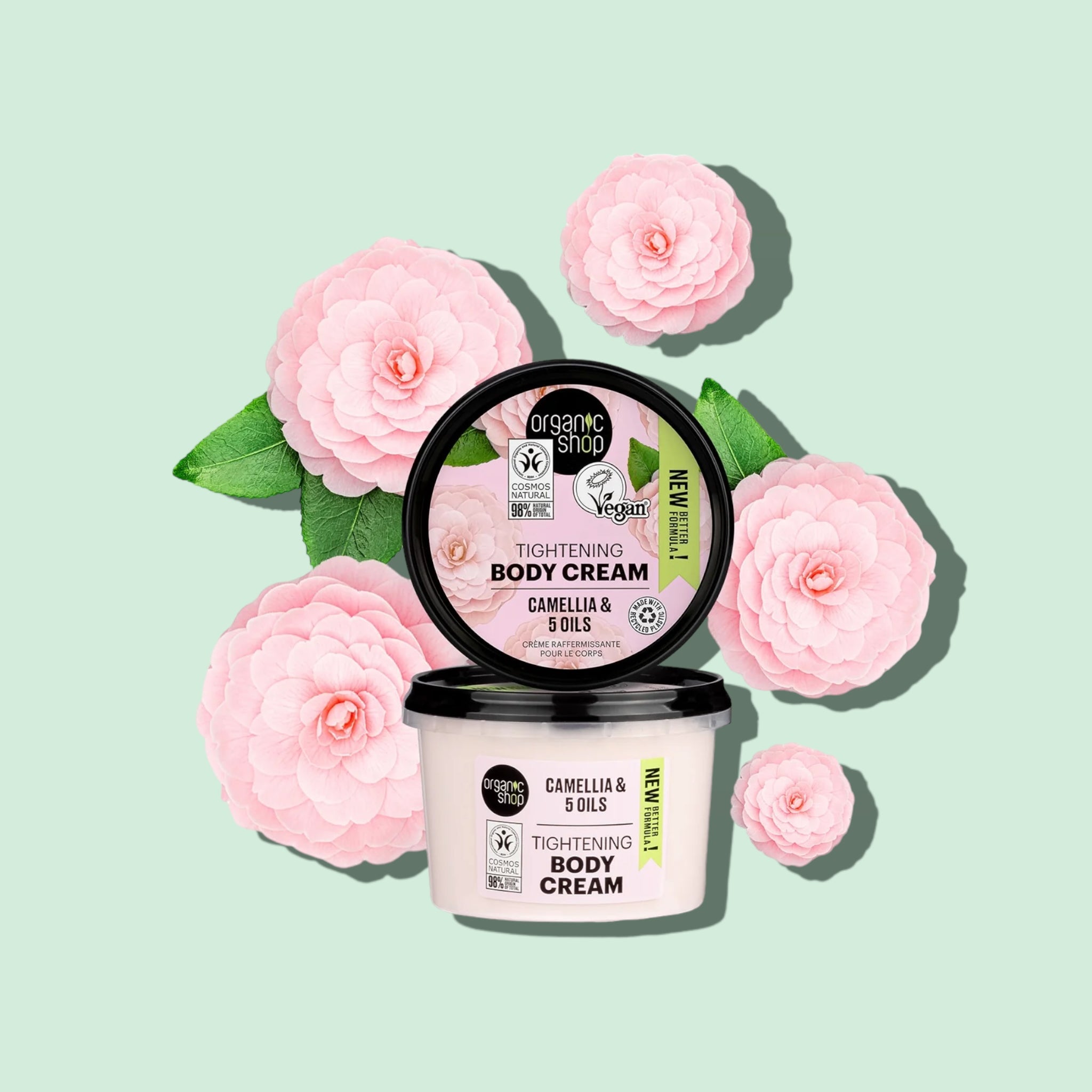 Tightening Body Cream Camellia - mypure.co.uk