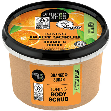 Toning Body Scrub - Orange & Sugar - mypure.co.uk