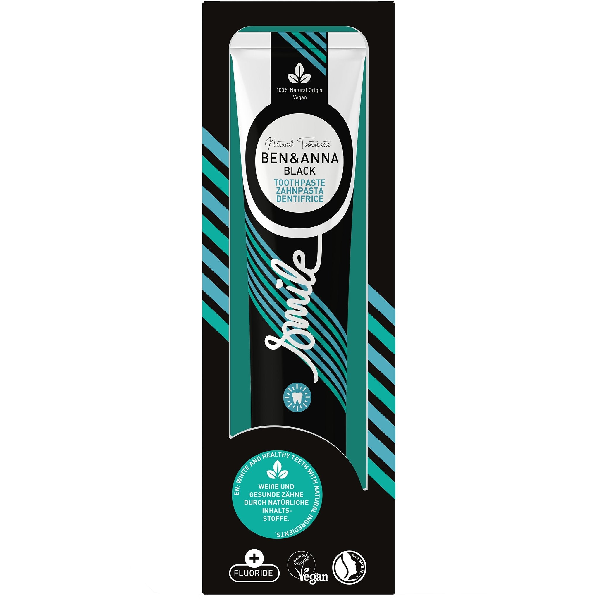 Toothpaste Tubes - Black Toothpaste - mypure.co.uk