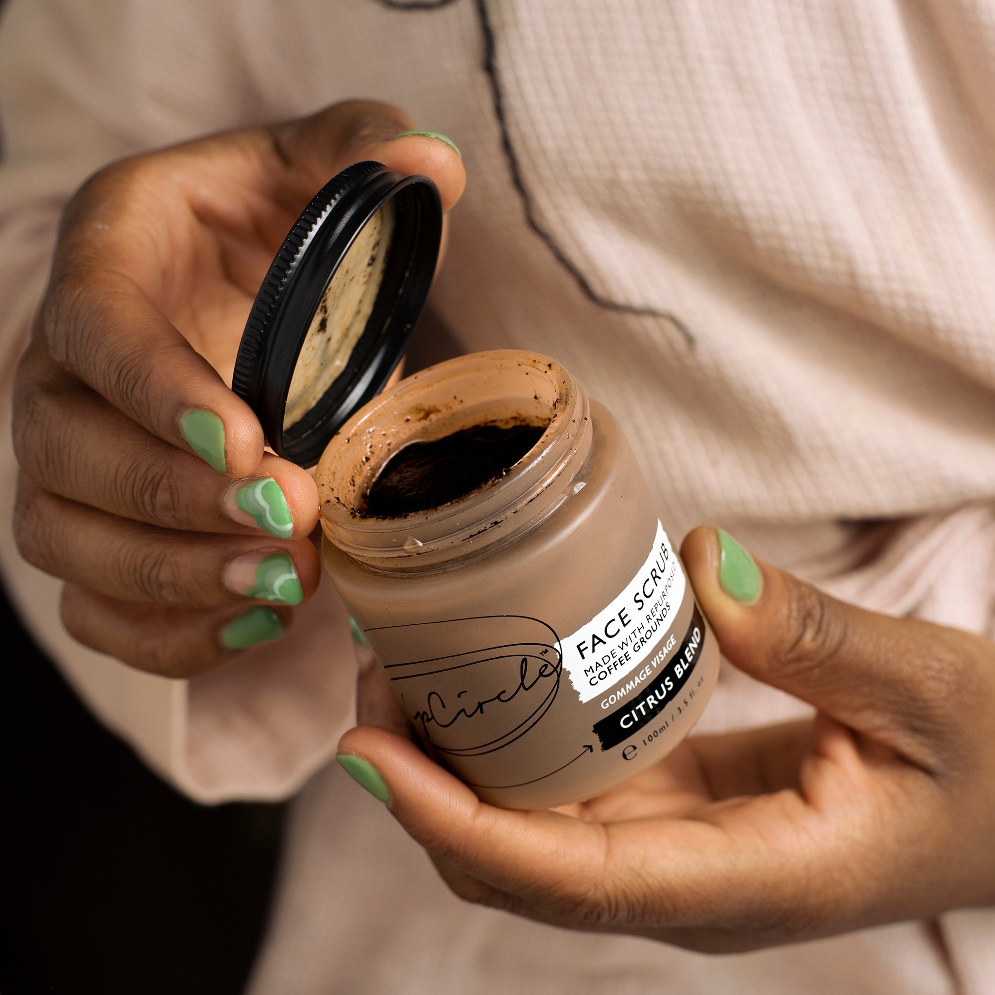 UpCircle Coffee Face Scrub | Citrus Blend for Dry Skin 30ml - Free with £60 Spend - mypure.co.uk